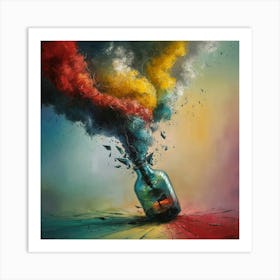 Bottle Of Smoke Art Print