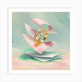 Engagement Ring 1 Art Print