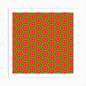 Pattern Flower Texture Seamless Art Print