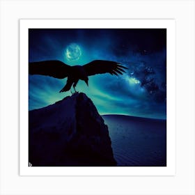 Raven Art Print