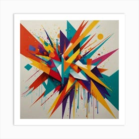 Abstract Piece Flash Art Print