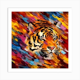 Tiger Painting Art Print