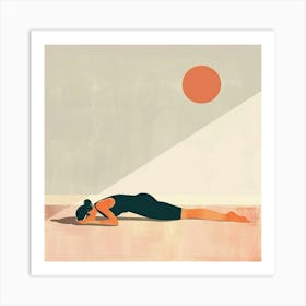 Yoga Pose 1 Art Print