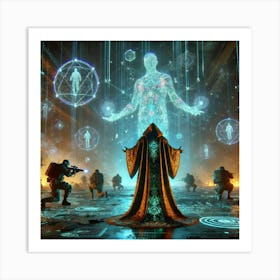 Sci Fi Psy Ops Mind Distorter 1024x1024 Art Print