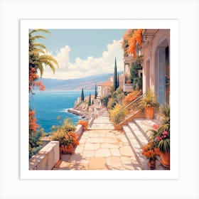 Path To The Sea 1 Art Print