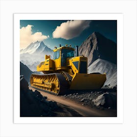 Buldozer Mountain (28) Art Print