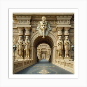 Egyptian Gate Art Print