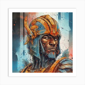 Samurai Warrior 4 Art Print