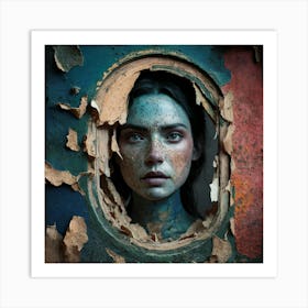 Portrait Of A Young Woman Art Print