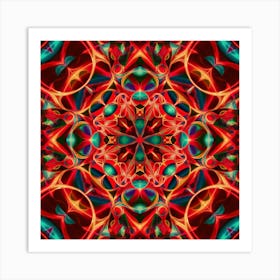 Abstract Mandala 3 Art Print