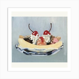 Banana Split Art Print