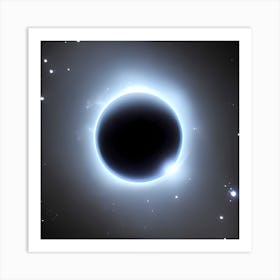 Black Hole In Space Art Print