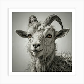 Goat Portrait 3 Art Print