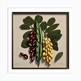 'Peas And Beans' Art Print