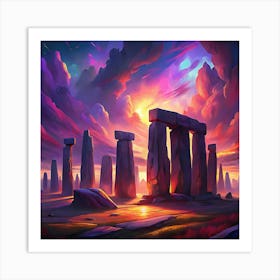 Stonehenge Art Print