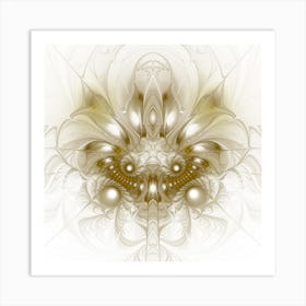 Fractal Fantasy Background Pattern 1 Art Print