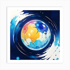 Abstract Sphere Art Print