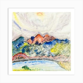 Mountain Landscape 3 Art Print