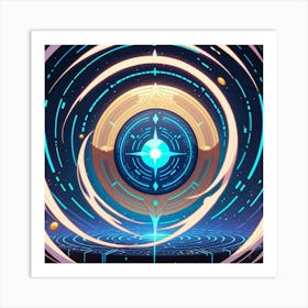 Space Galaxy Art Print