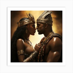 Egyptian Love Art Print