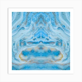 Blue Horizon, Abstract Masterpiece" Art Print