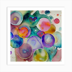 Spring Bubbles Art Print