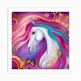 Beautiful Fairytale Horse Art Print
