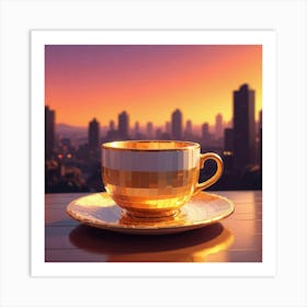 Tea Art 410 Art Print