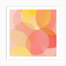 Abstract Circles Art Print