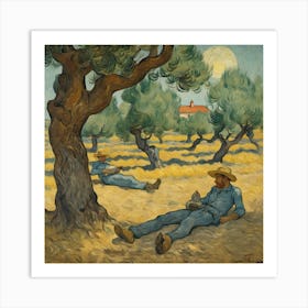 674874 The Siesta (La Siesta) By Vincent Van Gogh, Art Print