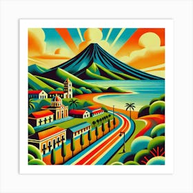 El Salvador Volcanic Paradise Art Print