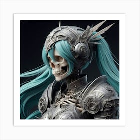 Skeleton Warrior Art Print