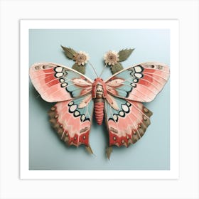 Hippie Moth Art Print