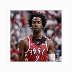 Patrick Beverly AI Art Print