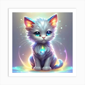 Cute Kitten 8 Art Print