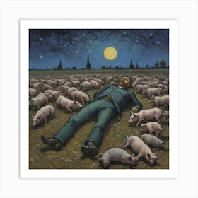 Pigs In The Night Drunken Men Poster