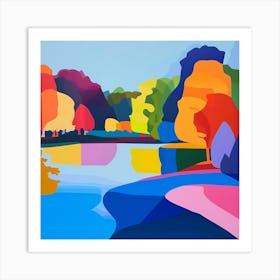 Abstract Park Collection Hyde Park London 3 Art Print