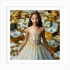 Rich girl Art Print