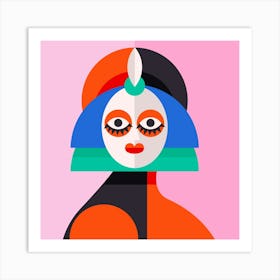 Face Of A Woman Art Print