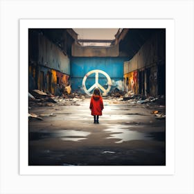 Peace Sign Art Print