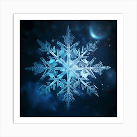 Snowflake 3 Art Print