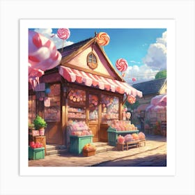 Candy Shop 1 Art Print