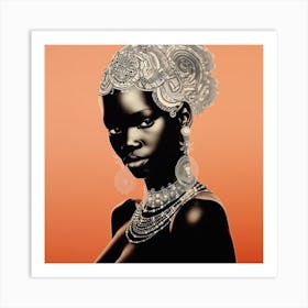 Afro beat 4 Art Print