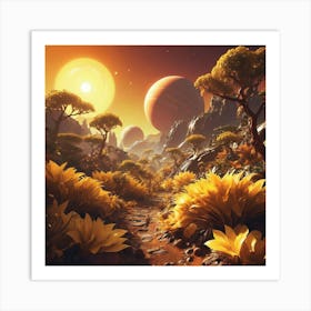 Alien Landscape 7 Art Print