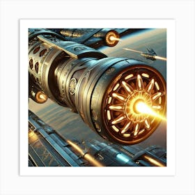 Photon Missile Converted Art Print