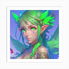 Elven Girl Art Print