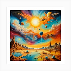 Psychedelic Painting Art Print