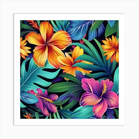 Lush Blooms (12) Art Print