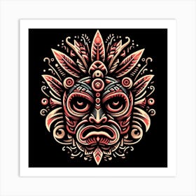 Tiki Mask Art Print