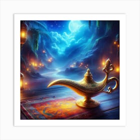 Aladdin Lamp 1 Art Print